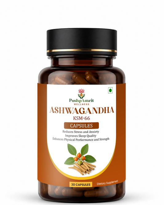 Ashwagandha KSM-66 – High-Potency Root Extract for Stress Relief, Energy & Sleep