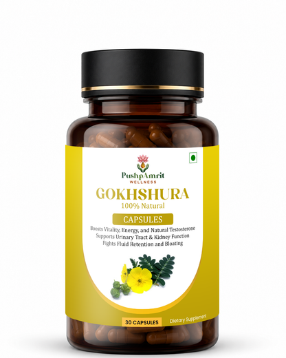 Gokshura — Premium High-Potency Botanical Extract for Men's Vitality, Stamina & Kidney Support