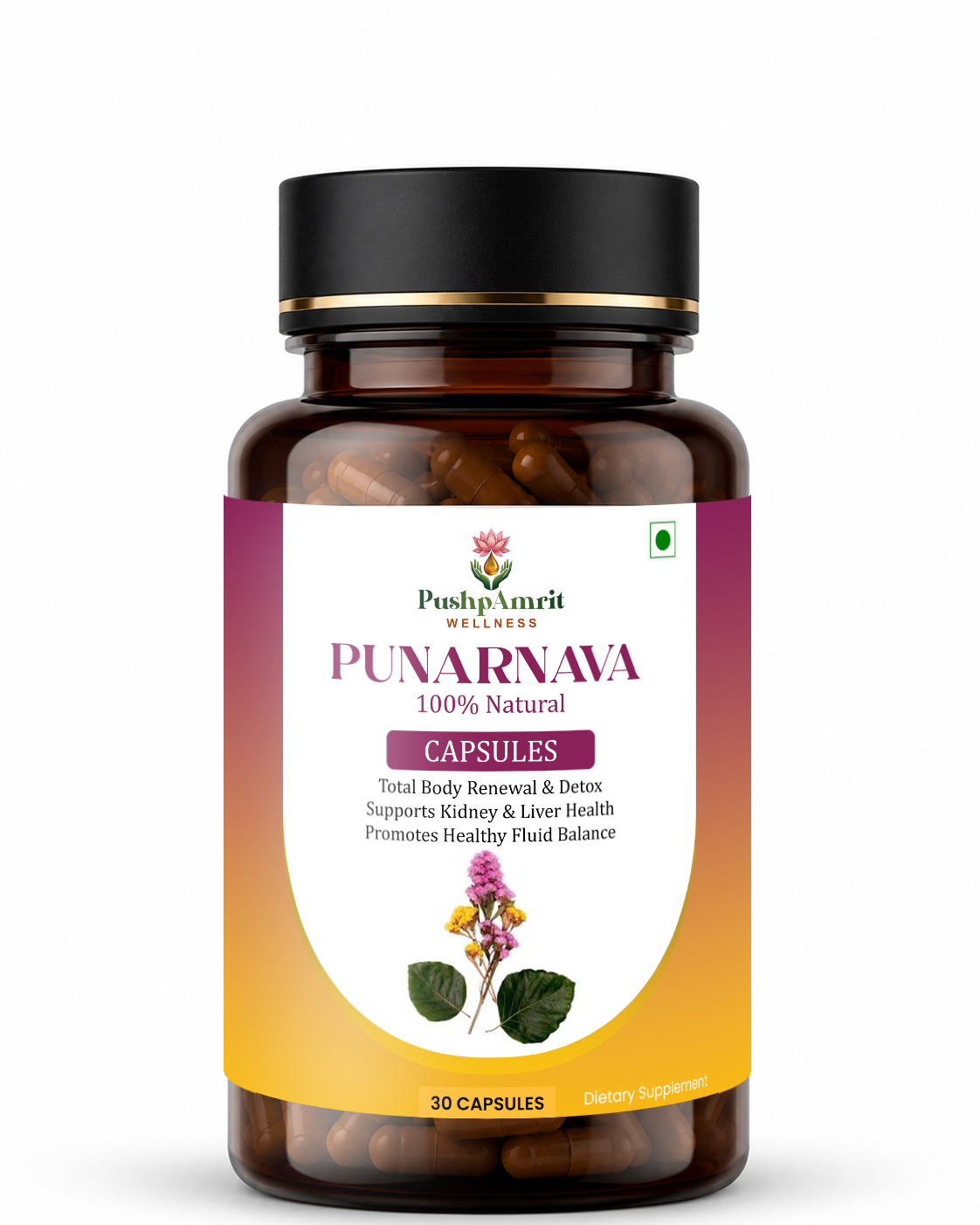 Punarnava — Premium High-Potency Rejuvenation Extract for Kidney Health, Liver Detox & Fluid Balance
